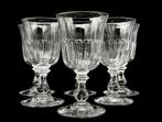 Baccarat - Drinkset (6) - Antiek set van grote wijnglazen -