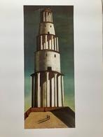 Giorgio de Chirico - La gran torre - Jaren 1980, Antiek en Kunst