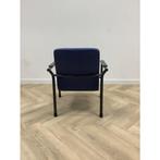 Tweedehands VDS zorgstoel, Blauw -  zwart, Huis en Inrichting, Gebruikt, Zwart, Leer, Ophalen of Verzenden