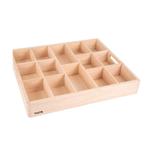 TickiT - Houten sorteerbak (14 vakken), Nieuw