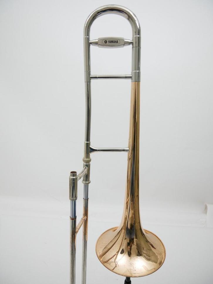 Trombone Yamaha YSL-641 Large Bore, Red Brass beker, Muziek en Instrumenten, Blaasinstrumenten | Trombones, Tenor, Gebruikt, Met koffer