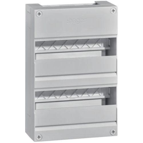 Hager Vision lege groepenkast, 2 rij zonder buisinvoer, Doe-het-zelf en Verbouw, Elektra en Kabels, Nieuw, Ophalen of Verzenden