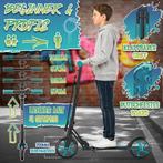 Kinderstep - 2 wielen - Kinder step - Verstelbaar - Turquois, Verzenden, Zo goed als nieuw