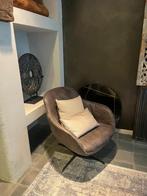 Draaifauteuil Africa Leder – Showroommodel NU €499,- (van €1, Zo goed als nieuw, 75 tot 100 cm, Leer, 75 tot 100 cm