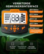 Metaaldetector voor volwassenen - LCD Scherm - Oranje - SUNP, Verzenden, Zo goed als nieuw
