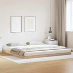 vidaXL Bedframe Naturel 180 x 220 cm Massief grenenhout, Verzenden, Nieuw, Bruin, Hout