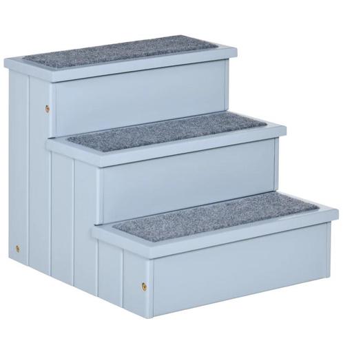 TRUUSK Huisdiertrap Hondentrap 3 Treden Instaphulp Met Tapij, Dieren en Toebehoren, Honden-accessoires, Nieuw, Verzenden