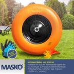 MASKO® PU Kruiwagenwiel Massief Rubber 4.80/4.00-8 Ø 390mm i, Verzenden, Nieuw