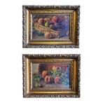 Armando Merighi (1861-1934) - Nature morte con frutta, Antiek en Kunst
