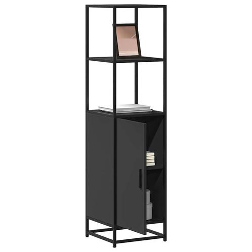 vidaXL buffetkast 35,5x35x139 cm bewerkt hout en metaal, Huis en Inrichting, Kasten | Buffetkasten, Nieuw, Overige houtsoorten