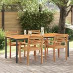 vidaXL Tuin Tafel 200x90x75 cm van Massief Acaciahout en, Verzenden, Nieuw