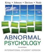 Abnormal psychology by Ann M. Kring (Paperback), Gelezen, Sheri L. Johnson, Gerald C. Davison, Ann M. Kring, John M. Neale, Verzenden