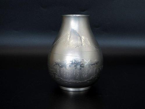 Vaas - Suzu (tin) - Japan - 100% puur Suzu () (Zonder, Antiek en Kunst, Antiek | Overige Antiek