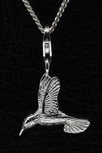 Zilveren Kolibrie hanger en/of bedel, Sieraden, Tassen en Uiterlijk, Verzenden, Nieuw