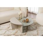 Asir 353NRD1118 salontafel rond wit/groen van € 199 voor €59, Huis en Inrichting, Tafels | Salontafels, Minder dan 50 cm, 50 tot 100 cm