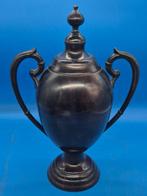 Deckelgefäß – klassische Kraterform aus Bronze, unbezeichnet