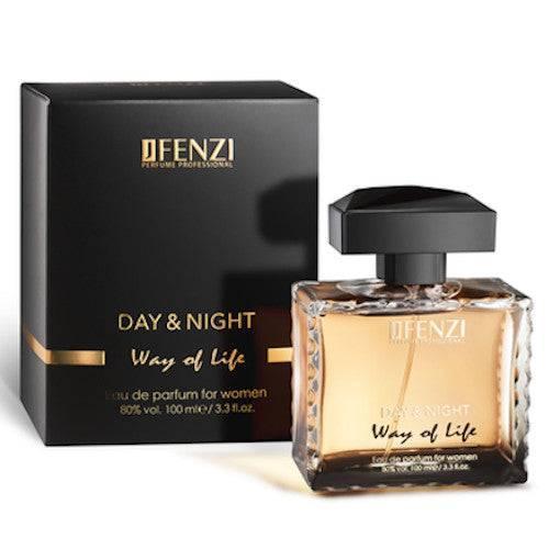 Day & Night Way of Life for her by Jfenzi, Sieraden, Tassen en Uiterlijk, Uiterlijk | Parfum, Nieuw, Verzenden