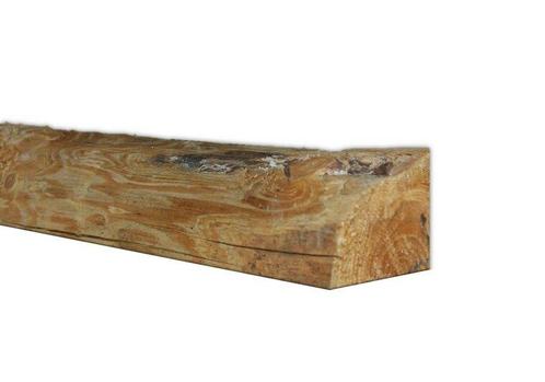 Douglas kwartronde palen geschild | Kopmaat 7/9 cm, Lengt..., Doe-het-zelf en Verbouw, Hout en Planken, Nieuw, Verzenden