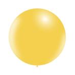 Gele Reuze Ballon 60cm, Verzenden, Nieuw