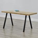Stalen A tafelpoot set van 2 meubelpoot 70x12x72 cm zwart, Verzenden, Nieuw