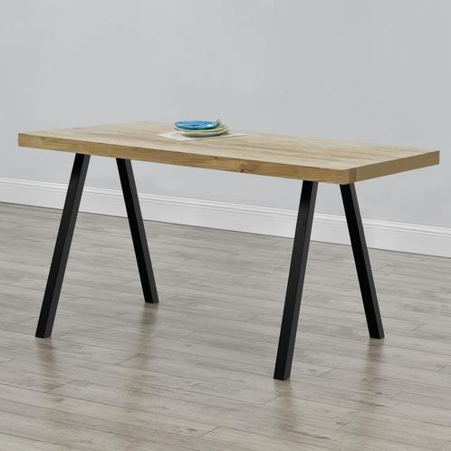 Stalen A tafelpoot set van 2 meubelpoot 70x12x72 cm zwart, Huis en Inrichting, Tafelonderdelen, Verzenden