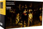 De Nachtwacht - Rembrandt van Rijn Puzzel (1000 stukjes) |, Hobby en Vrije tijd, Denksport en Puzzels, Nieuw, Verzenden
