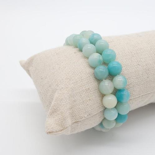 Amazoniet armband 8mm, Sieraden, Tassen en Uiterlijk, Edelstenen, Ophalen of Verzenden