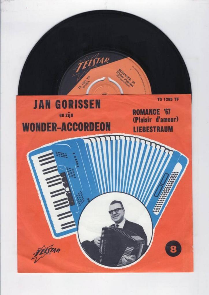 Jan Gorissen – Romance 67 (Plaisir Damour) / Liebestraum (, Cd's en Dvd's, Vinyl Singles, Ophalen of Verzenden