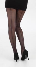 Pamela Mann, Black seamed tights, Kleding | Dames, Ondergoed en Lingerie, Verzenden