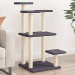 vidaXL Krabpalen met platforms 98,5 cm donkergrijs, Dieren en Toebehoren, Katten-accessoires, Verzenden, Nieuw