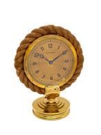 Tafelklok - Jaeger-LeCoultre - Messing en touw. - 1940-1950, Antiek en Kunst