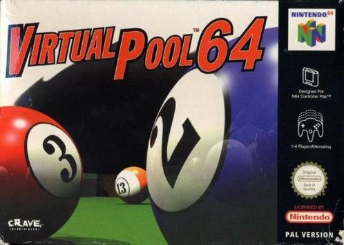 Virtual Pool 64 (Nintendo 64), Spelcomputers en Games, Games | Nintendo 64, Gebruikt, Verzenden