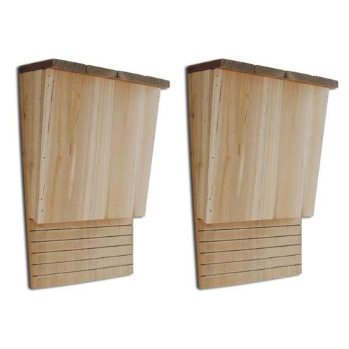 Vleermuizenhuisjes - 2 stuks - OP=OP! Natuur in je tuin, Tuin en Terras, Overige Tuin en Terras, Nieuw, Ophalen of Verzenden