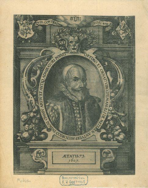 Portrait of Emanuel van Meteren, Antiek en Kunst, Kunst | Etsen en Gravures