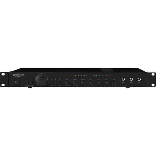 Monacor SA-230/SW stereo versterker met karaoke-functies 50W, Auto diversen, Autospeakers, Verzenden