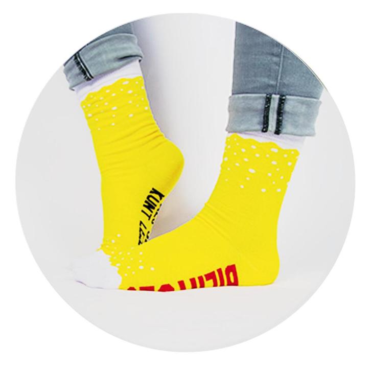 Grappige Sokken Biertje 1 paar, Hobby en Vrije tijd, Feestartikelen, Nieuw, Verzenden