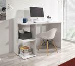 Bureau Pierre | Buro | 120x52x88 cm | Eiken - Wit of Grijs, Verzenden, Nieuw, Bureau