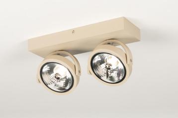 Rietveld Spots - Beige - Aluminium beschikbaar voor biedingen