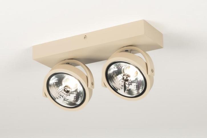 Rietveld Spots - Beige - Aluminium, Huis en Inrichting, Lampen | Hanglampen, Verzenden