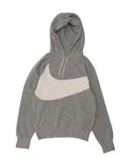 NIKE Mens Graphic Hoodie Jumper XS Grey Cotton, Kleding | Heren, Verzenden, Nieuw