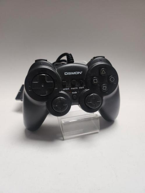 Zwarte Demon Controller Playstation 2, Spelcomputers en Games, Games | Sony PlayStation 2, Ophalen of Verzenden