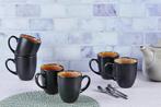 2dekans | Mok IRIS 40cl - 6 stuks - Wildbruin, Huis en Inrichting, Keuken | Servies, Ophalen of Verzenden, Zo goed als nieuw