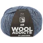 WoolAddicts Air - 21 kristalblauw - Merinowol Garen, Hobby en Vrije tijd, Breien en Haken, Ophalen of Verzenden, Nieuw