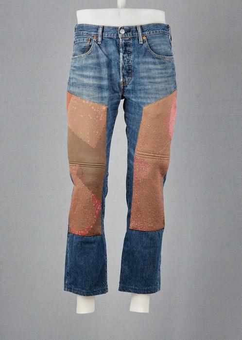 Upcycled Jeans by URC + BYBORRE, Kleding | Heren, Spijkerbroeken en Jeans, Ophalen of Verzenden