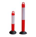 Flexibele zelfrichtende parkeerpaal met kettingoog - Rood -, Verzenden