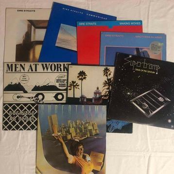 Dire Straits, Eagles, Supertramp, Men At Work - 8 x albums - beschikbaar voor biedingen