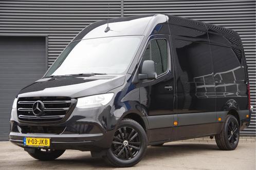 Zakelijke Lease |  Mercedes-Benz Sprinter 319 3.0 CDI V6 AUT, Auto's, Bestelauto's, Dealer onderhouden, Lease, Zwart, Automaat