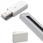 Spanningsrail - 1 Fase - Opbouw - Aluminium - Wit - 1 Meter, Huis en Inrichting, Lampen | Overige, Ophalen of Verzenden, Nieuw