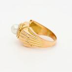 Ring - 18 karaat Geel goud - Parel, Sieraden, Tassen en Uiterlijk, Ringen, Nieuw