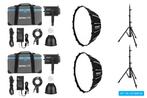 Nanlite Forza 150B Bi-Colour LED Dual Kit, Ophalen of Verzenden, Nieuw, Overige typen